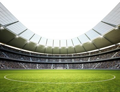 Papier peint  Stade de football illuminé