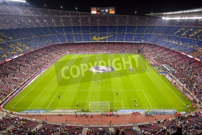 Papier peint  Stade FC Barcelone en plein match