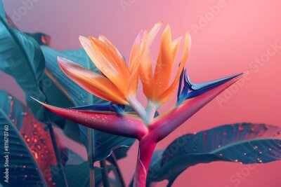 Papier peint  Strelitzia