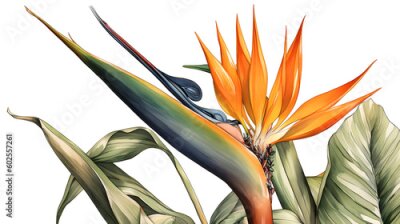 Papier peint  Strelitzia Bird Of Paradise