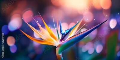 Papier peint  Strelitzia flower