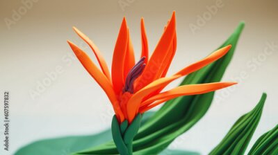 Papier peint  Strelitzia in Plasticine