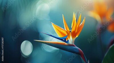 Papier peint  Strelitzia Regina flower close-up