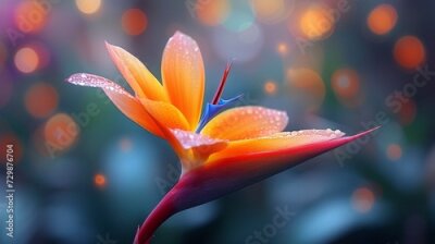 Papier peint  Strelitzia reginae flower