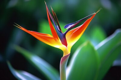 Papier peint  Strelitzia reginae,Gran Canaria,Spain, Generative AI