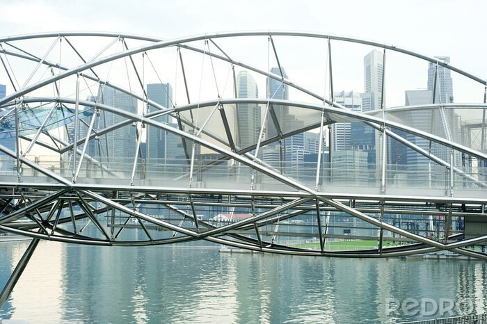 Papier peint  Structure de pont moderne