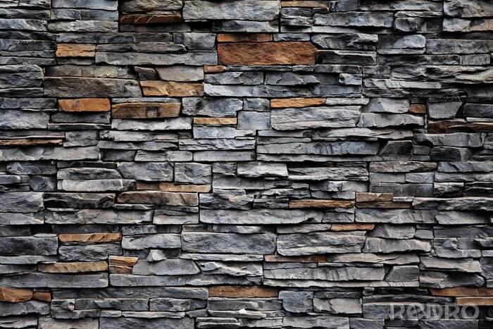 Papier peint  Structure des murs en pierre