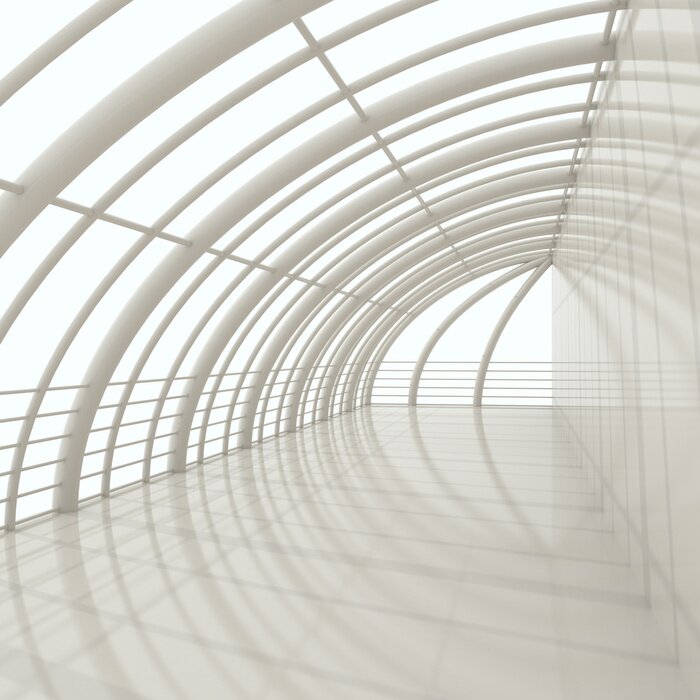 Papier peint  Structure et effet de profondeur