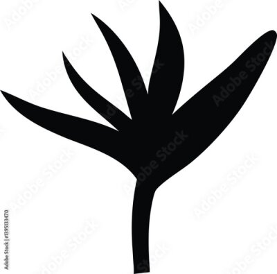 Papier peint  sunflower, sweet pea, statice, stephanotis, strelitzia bird of paradise, star jasmine, snowdrop, scabiosa, flower logo