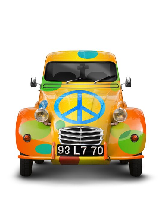 Papier peint  Sur la Route des Vacances Baba Cool,