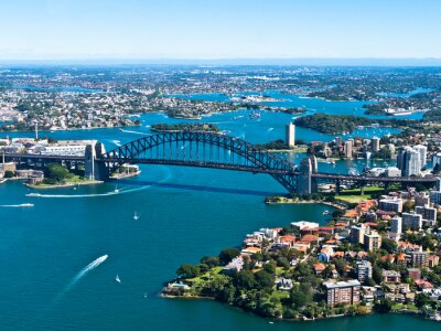 Sydney et le Harbour Bridge moderne