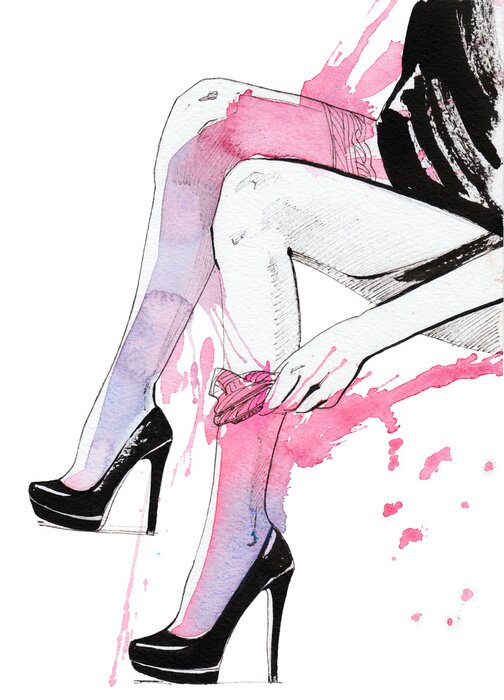 Papier peint  Talons hauts