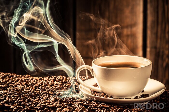 Papier peint  Tasse de café chaud