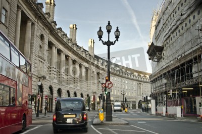 Papier peint  Taxi dans une rue à Londres