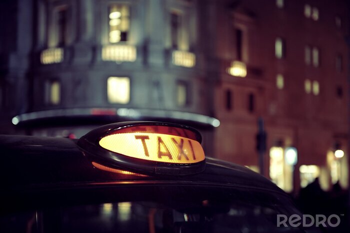 Papier peint  taxi de Londres