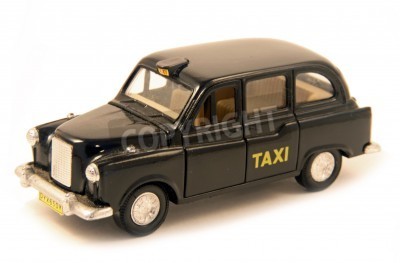 Papier peint  Taxi londonien jouet