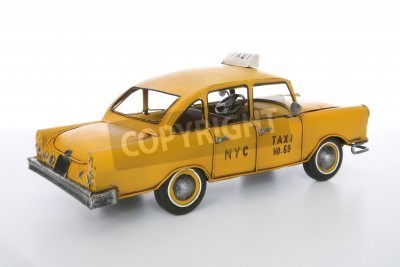 Papier peint  Taxi style rétro