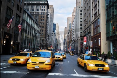 Papier peint  Taxis à Wall Street