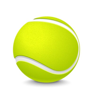 Papier peint  Tennis 3d image d'une balle