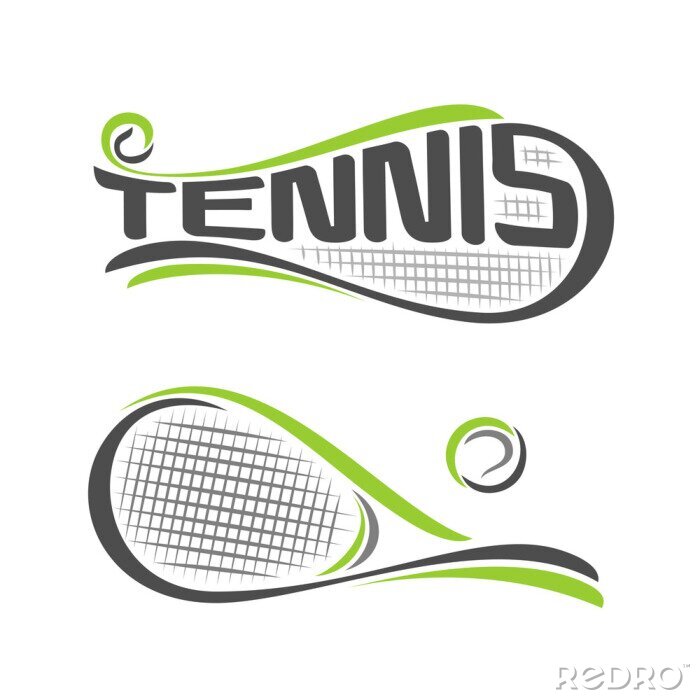 Papier peint  Tennis et raquette
