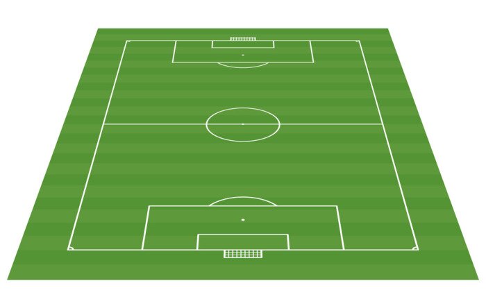 Papier peint  Terrain de foot 3D