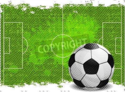 Papier peint  Terrain de foot sur une maquette