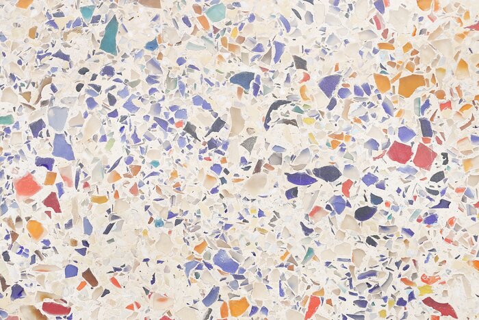 Papier peint  Terrazzo arc-en-ciel