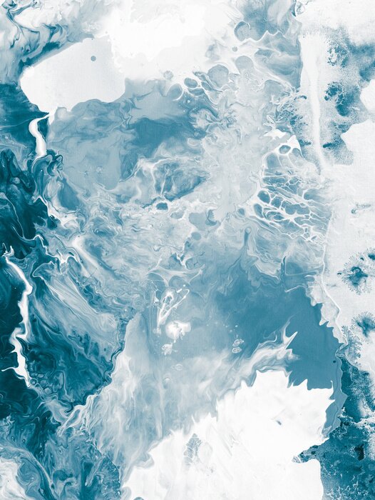 Papier peint  Texture bleue sur du marbre