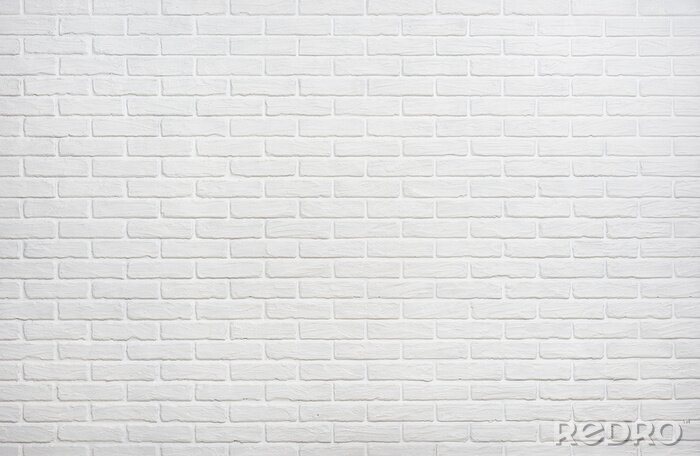 Papier peint  Texture brique tendance blanche