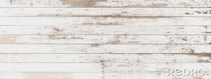Papier peint  Texture de planche en bois blanc
