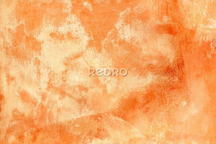 Papier peint  Texture grunge béton orange