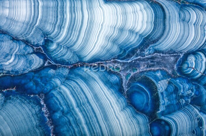 Papier peint  Texture macro de pierre bleue