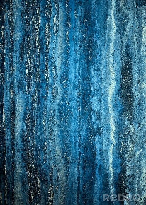 Papier peint  Texture marbre bleu