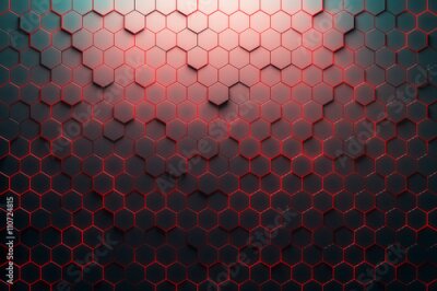 Papier peint  Texture nid d'abeille 3D