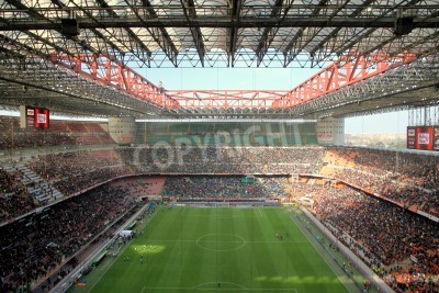 Papier peint  The San Siro stadium during an AC Milan football game