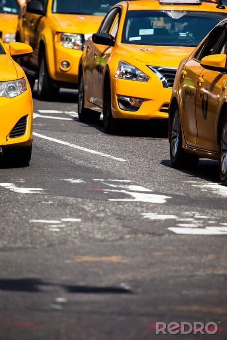 Papier peint  Times Square et taxis