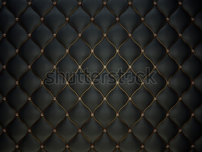 Papier peint  Tissu matelassé imitation noir