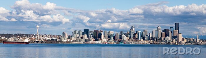 Papier peint  Toits de la ville de Seattle