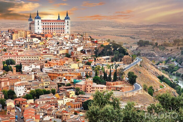 Papier peint  Toledo - Espagne médiévale