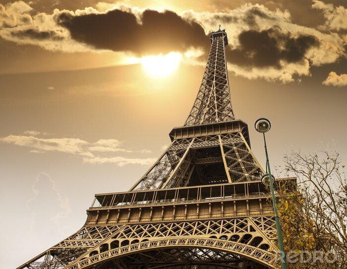 Papier peint  Tour Eiffel gros plan