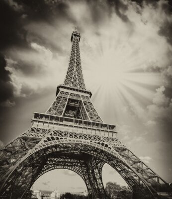 Tour Eiffel rétro