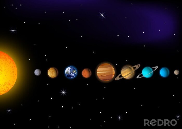 Papier peint  Toutes les planètes de notre système