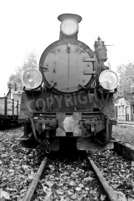Papier peint  Train à vapeur ancien 3D