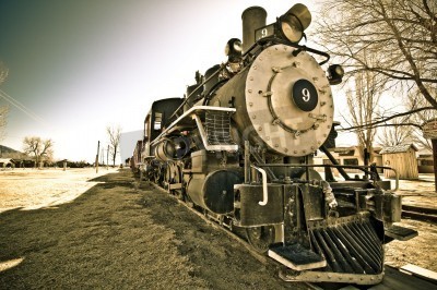 Papier peint  Train ancien locomotive