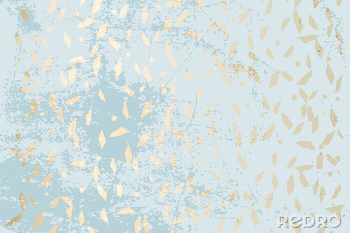 Papier peint  Trendy Chic Fond de couleur pastel avec des formes géométriques Gold Foil. Abstraits textures inhabituelles pour papier peint, cartes d'invitation de mariage, cartes de visite, en-têtes de mode, éléme