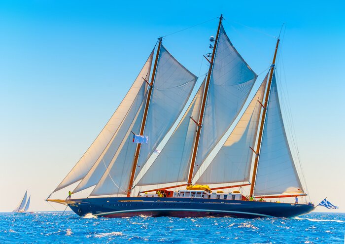 Papier peint  Très grand voilier