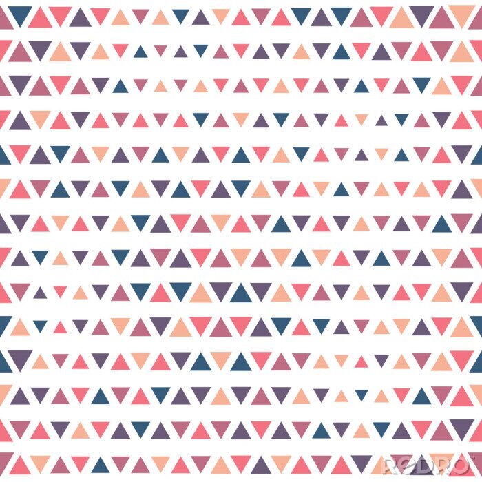 Papier peint  Triangles de différentes couleurs et dimensions