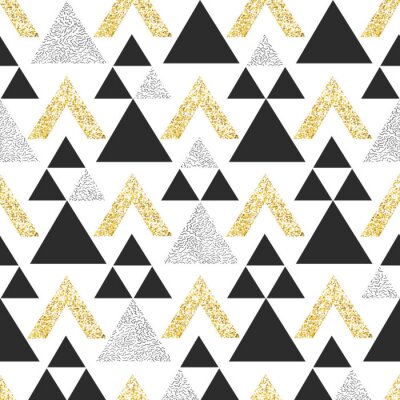 Papier peint  Triangles géométriques colorés