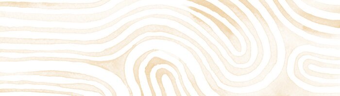 Papier peint  Tribal aquarelle en beige