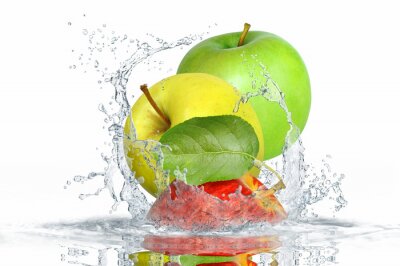 Papier peint  Trois couleurs de pommes